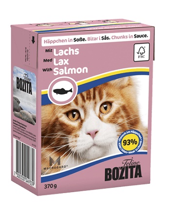 Bozita Feline консервы для кошек с лососем в соусе
