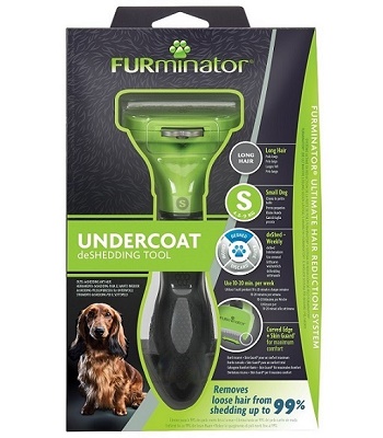 FURminator Dog S Long Hair для мелких длинношерстных собак