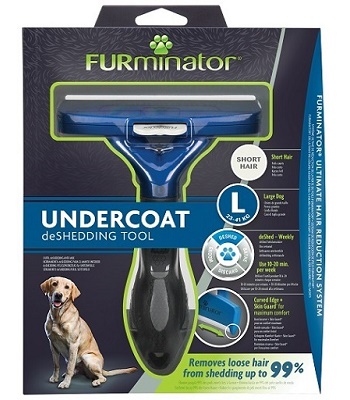 FURminator Dog L Short Hair для крупных короткошерстных собак