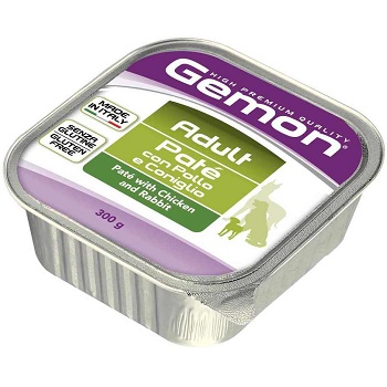 Gemon Adult консервы для взрослых собак с курицей и кроликом