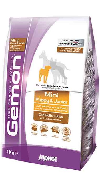 Gemon Puppy Mini сухой корм для щенков мелких пород с курицей