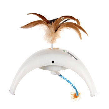 GiGwi игрушка для кошек Feather Spinner электронная 18 см (75312)