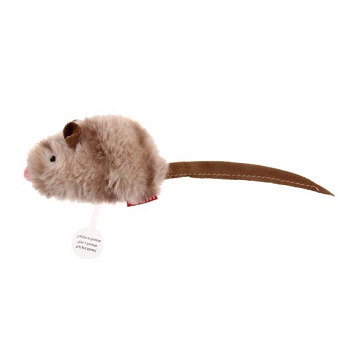 GiGwi игрушка для кошек Мышка со звуковым чипом 9 см (75377)