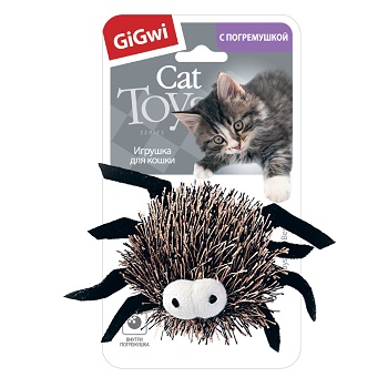 GiGwi игрушка для кошек Паучок 6 см (75519)