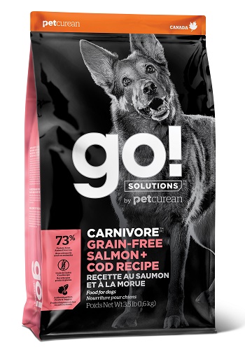 GO Solutions Carnivore Salmon & Cod сухой беззерновой корм для собак и щенков с лососем и треской