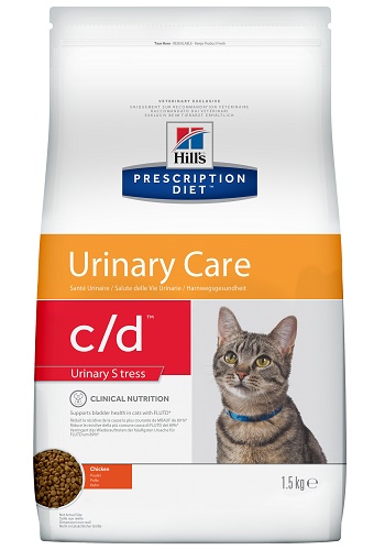 Hill's Prescription Diet C/D Urinary Stress сухой корм для кошек при МКБ в состоянии стресса