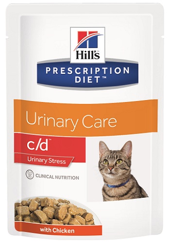 Hill's Prescription Diet C/D Urinary Stress влажный корм для кошек в период стресса при МКБ