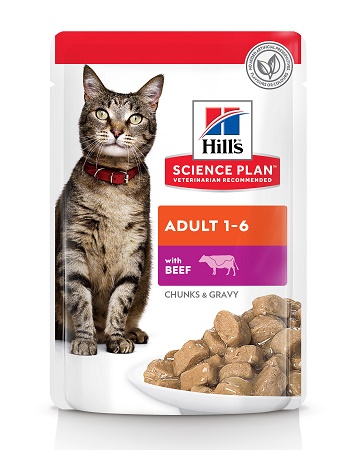 Hill's Science Plan Adult влажный корм для кошек с говядиной