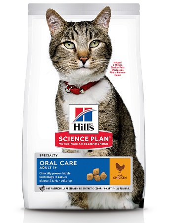 Hill's Science Plan Oral Care сухой корм для взрослых кошек для здоровья зубов