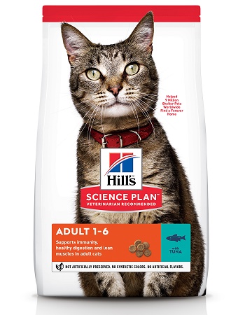 Hill's Science Plan Adult сухой корм для взрослых кошек с тунцом