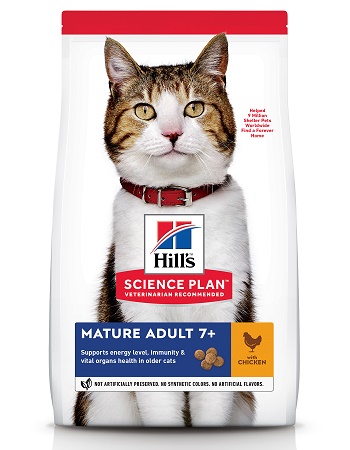 Hill's Science Plan Mature Adult сухой корм для кошек старше 7-ми лет с курицей