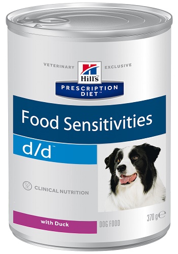 Hill's Prescription Diet D/D Food Sensitivities влажный корм для собак при пищевой аллергии с уткой
