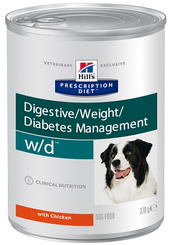 Hill's Prescription Diet W/D Digestive/Weight Management влажный корм для собак при сахарном диабете