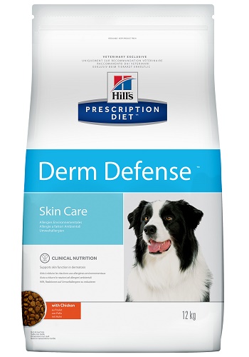 Hill's Prescription Diet Derm Defense Skin Care сухой корм для собак при аллергии на коже