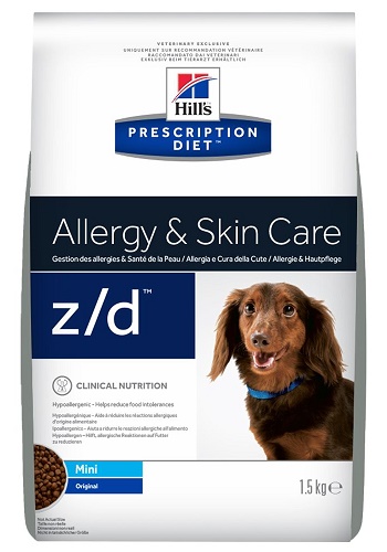 Hill's Prescription Diet Z/D Mini сухой корм для собак мелких пород при пищевой аллергии