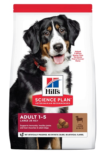 Hill's Science Plan Adult сухой корм для собак крупных пород с ягненком