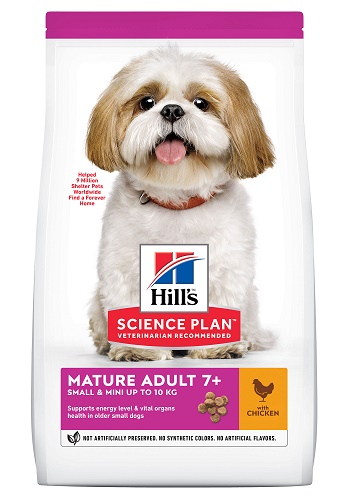 Hill's Science Plan Mature Adult Small & Mini сухой корм для пожилых собак миниатюрных пород