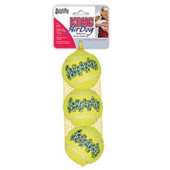 Kong Air игрушка с пищалкой для собак Теннисный мяч средний 6 см (3 шт.)