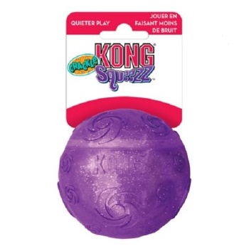 Kong Squeezz Crackle игрушка для собак Мячик хрустящий 7 см