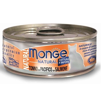 Monge Cat Natural консервы для кошек с тунцом и лососем