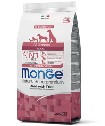 Monge Speciality Monoprotein корм для взрослых собак всех пород с говядиной