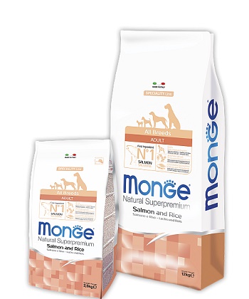 Monge Speciality Adult корм для взрослых собак всех пород с лососем