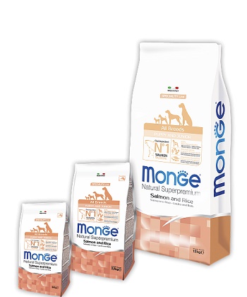 Monge Speciality Puppy&Junior корм для щенков всех пород с лососем