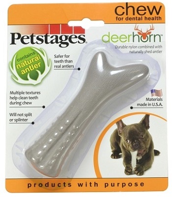 Petstages Deerhorn игрушка для собак с оленьими рогами 12 см