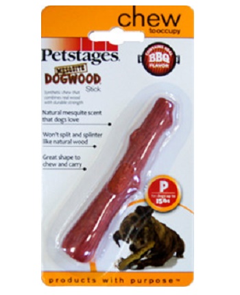 Petstages Mesquite Dogwood игрушка для собак с ароматом барбекю 13 см