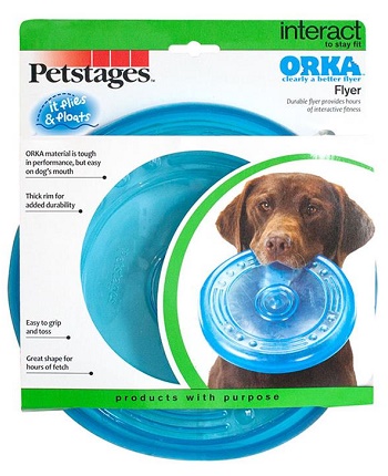 Petstages ORKA игрушка для собак Летающая тарелка 22 см