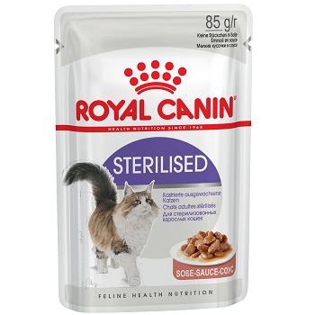 Royal Canin Sterilised влажный корм для кошек в соусе (14 шт,)