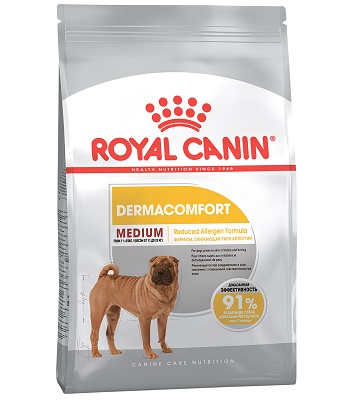Royal Canin Medium Dermacomfort сухой корм для собак средних пород