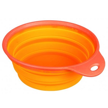 Trixie миска дорожная силиконовая складная 1 л/18 см SALE