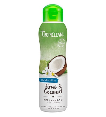 Tropiclean Lime & Coconut шампунь для собак и кошек от линьки