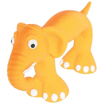 Zolux игрушка для собак латексная Слон оранжевый 22 см