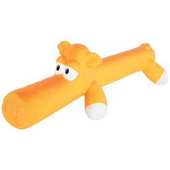Zolux игрушка для собак латексная Свинка оранжевая 31 см