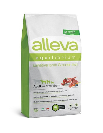 Alleva Equilibrium Sensitive Lamb Mini/Medium сухой корм для взрослых собак с ягненком