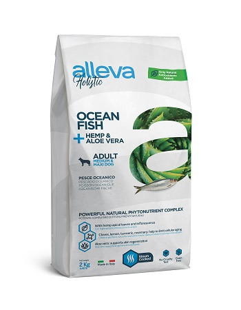 Alleva Holistic Adult Medium/Maxi Ocean Fish сухой корм для взрослых собак средних и крупных пород с рыбой