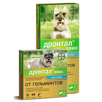 Bayer Дронтал таблетки от гельминтов для собак