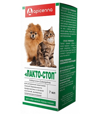 Apicenna Лакто-стоп для кошек и собак мелких пород