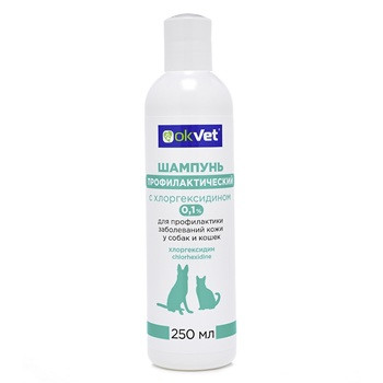 АВЗ OkVet шампунь профилактический с хлоргексидином