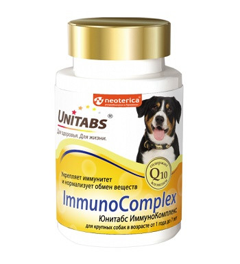 Unitabs ImmunoComplex витаминно-минеральный комплекс для собак крупных пород для иммунитета