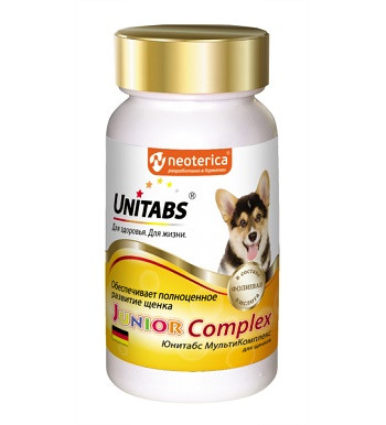 Unitabs JuniorComplex витаминно-минеральный комплекс для щенков для полноценного развития