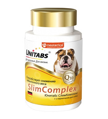 Unitabs SlimComplex витаминно-минеральный комплекс для собак с избыточным весом
