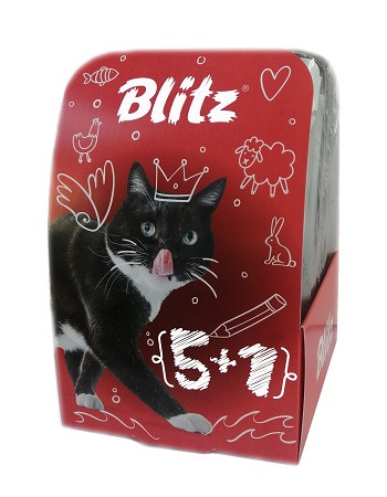 Blitz Classic набор паучей для кошек 5+1