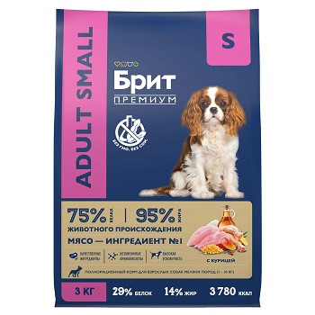 Brit Premium Adult Small сухой корм для собак мелких пород SALE