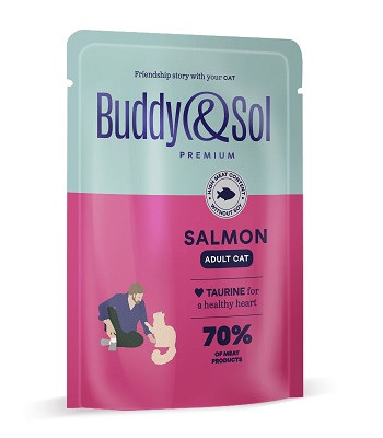 Buddy&Sol Premium влажный корм для взрослых кошек Рыба