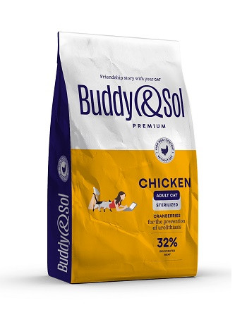 Buddy&Sol Premium сухой корм для стерилизованных кошек Курица