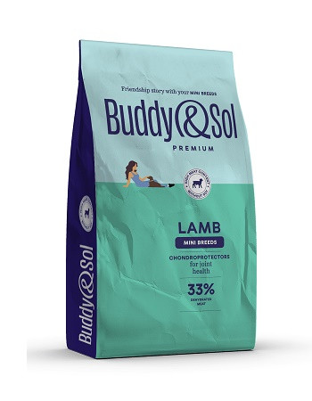 Buddy&Sol Premium сухой корм для собак мелких пород Ягненок