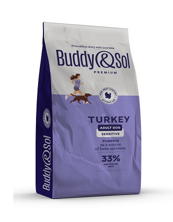 Buddy&Sol Premium сухой корм для собак средних и крупных пород Индейка